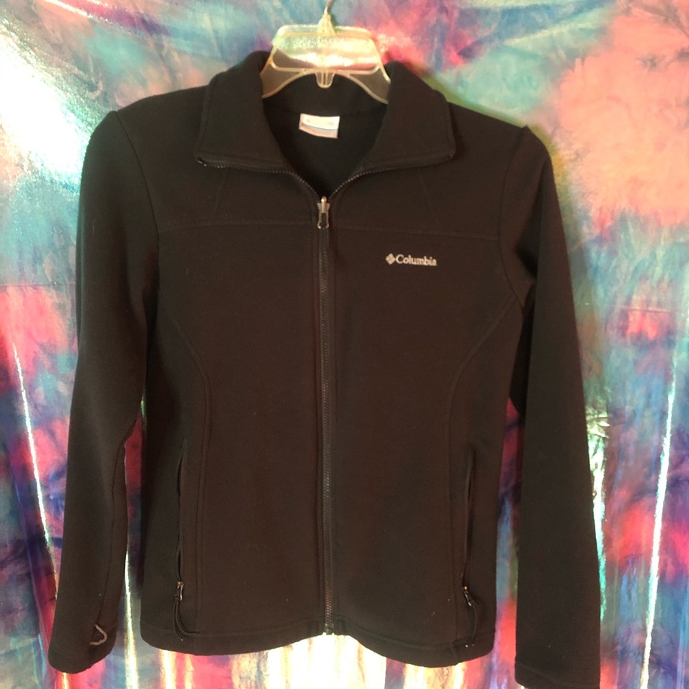 Black Columbia jacket zip-up